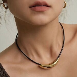 18k Gold Plated Choker Minimalist necklace
